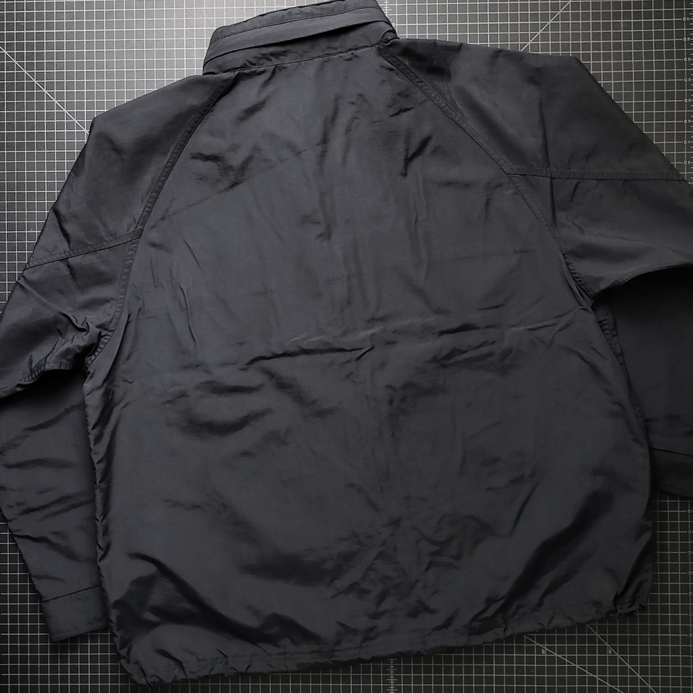 Structure Windbreaker Jacket - Dark Navy - Vintag… - image 5